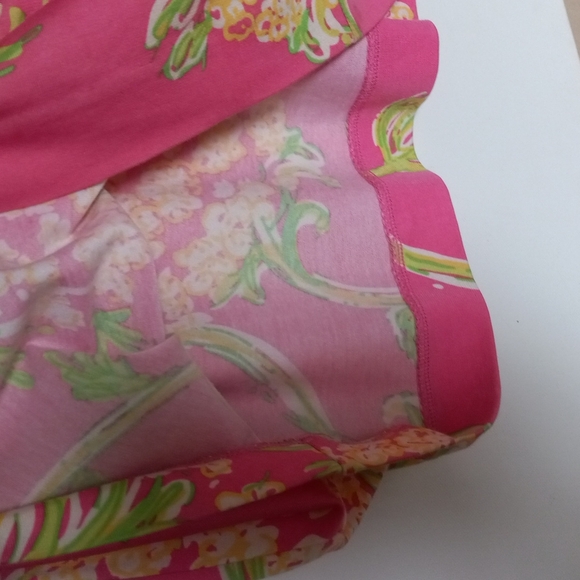 Lilly Pultizer Dress Pink Silk  XS - Picture 4 of 10